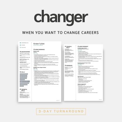 Changer Resume